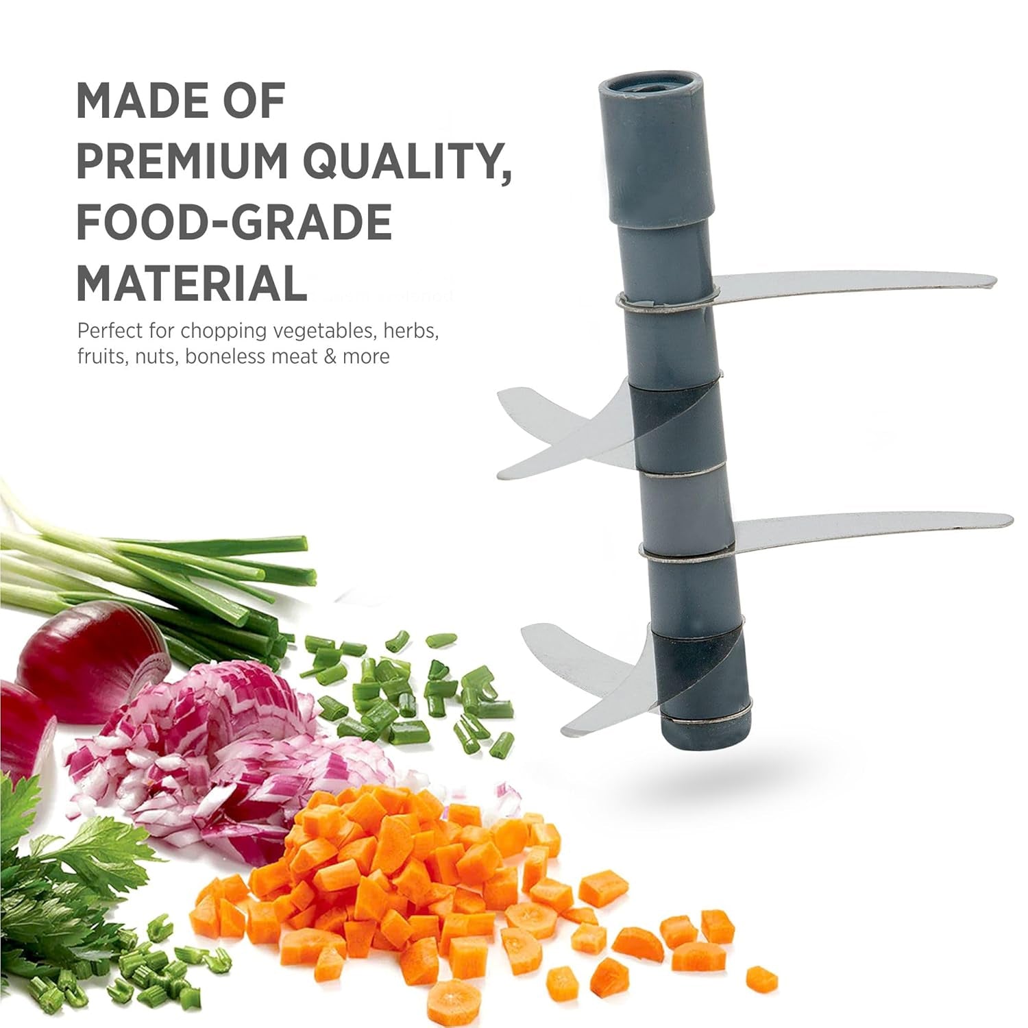 2in1 Press Vegetable Choppers for Kitchen (1100 ML) 2in1 Press Vegetable Choppers for Kitchen (1100 ML)